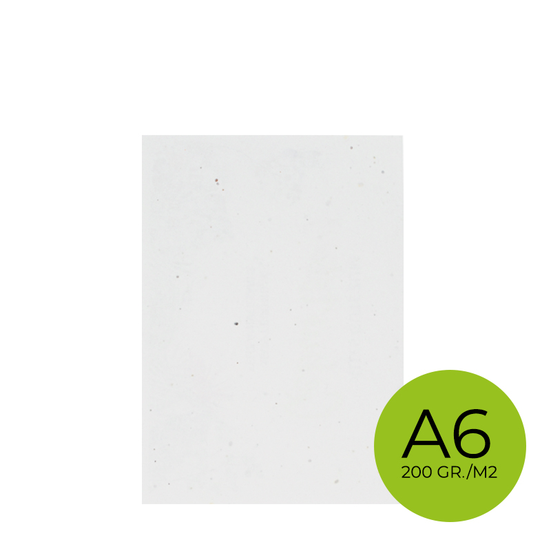 Unbedrucktes Samenpapier DIN A6 | 200 g/m²